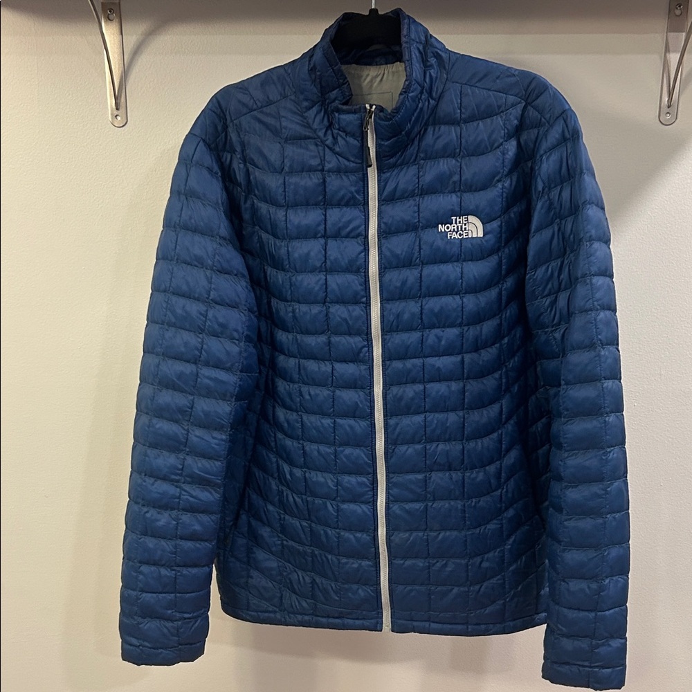 The North Face Navy Quilted Jacket